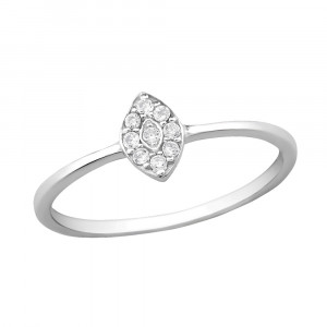 Inel argint marquise cu pietre DiAmanti DIA30507 (Argint 925‰ 1,1 g.)